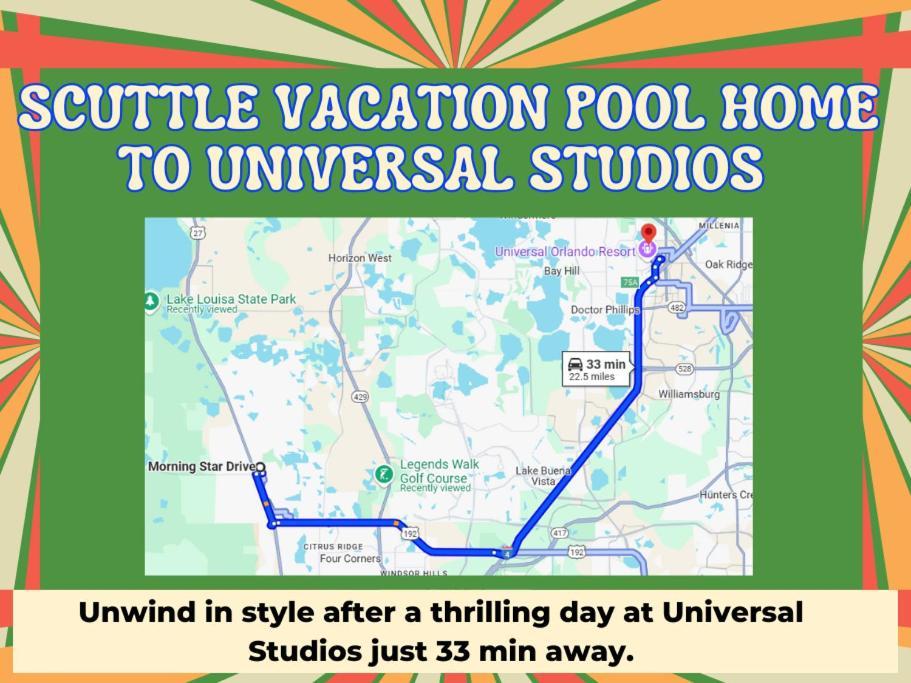 Scuttle Vacation Pool Home Wspa Orlando Esterno foto