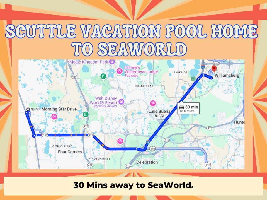 Scuttle Vacation Pool Home Wspa Orlando Esterno foto